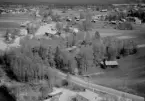 Flygfoto över Rot, Älvdalen 1962.