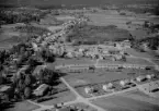 Flygfoto över Rönndalen, Enviken 1964.