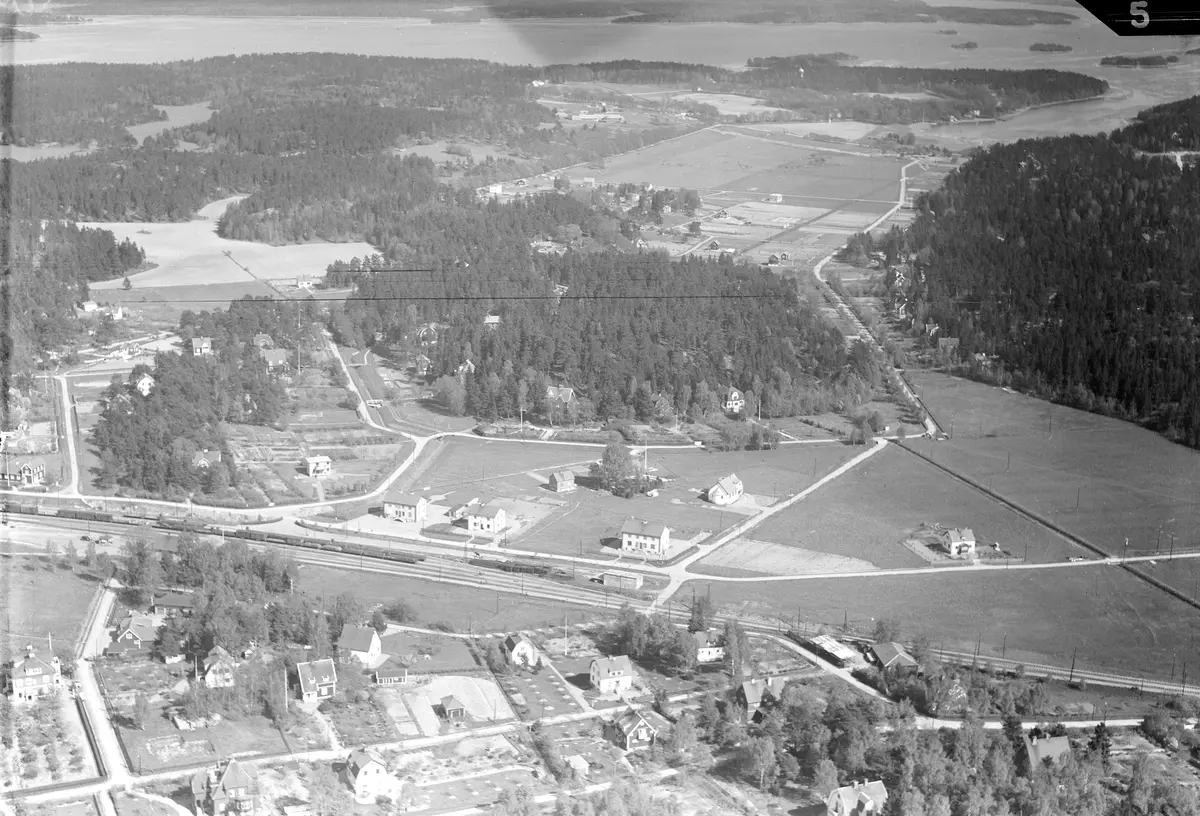 Flygfoto över Roslags Näsby
