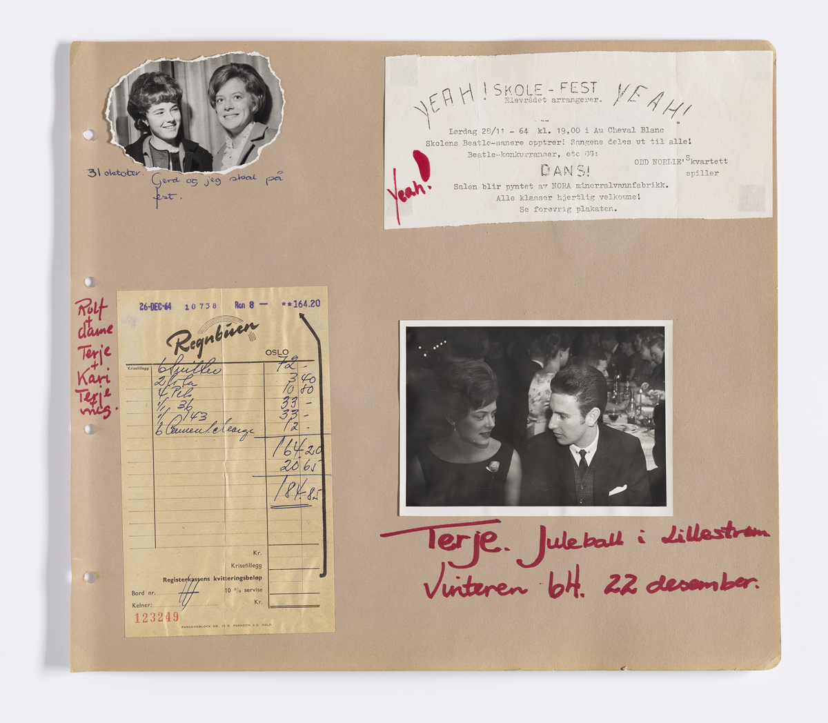 Albumet inneholder barnebilder av Synnøve Brænsdhøi sin datter Mette Digerud Brænsdhøi i alderen 7 til 16 år (1954 - 1965).  

Avbildet personer: Mette Digerud Brændsøi, Synnøve Brænsdhøi, Knut Kristian Brændshøi, Kari Brændsøi, .