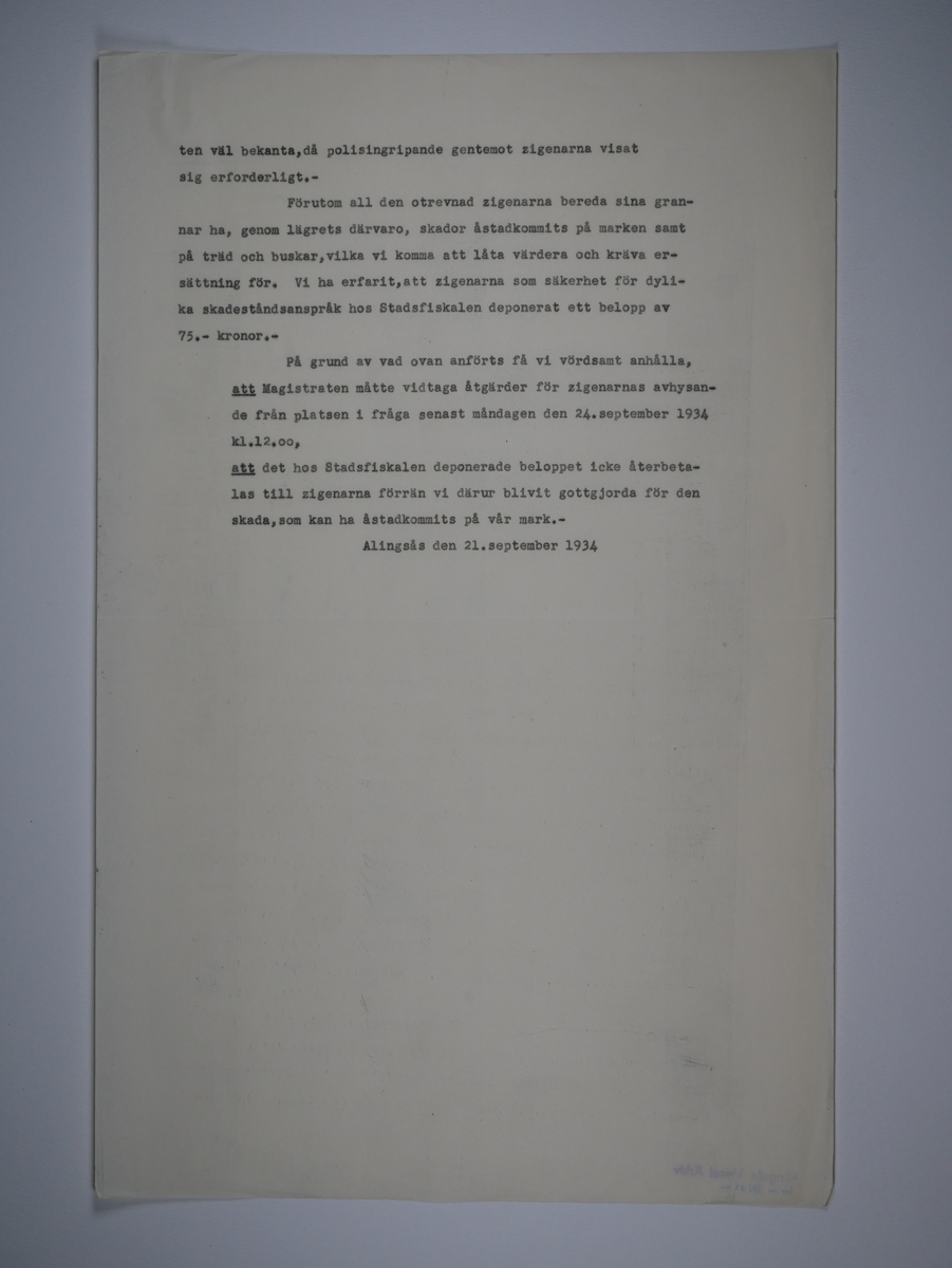 Alingsås Bomullsväveri AB

Protokoll med mera rörande bland annat Alingsås bomullsväveri och Charles Hill.
Magistraten, Alingsås 1923 - 1935.
Bunt.

Gåva 1983-05 av Almedahls AB
