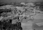 Flygfoto över Stumsnäs, Rättvik 1956.