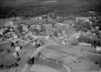 Flygfoto över Stackmora, Orsa 1956.