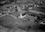 Flygfoto över Skattungbyn, Orsa 1956.