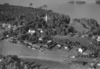 Flygfoto över Stjärnsund, Hedemora 1958.