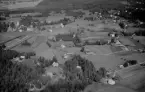 Flygfoto över Saxdalen, Ludvika 1958.