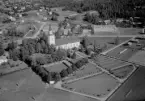 Flygfoto över Siljansnäs, Leksand 1960.