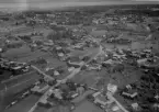 Flygfoto över Sollerön, Mora 1960.