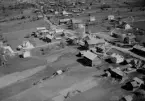 Flygfoto över Skattungbyn, Orsa 1962.