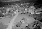 Flygfoto över Stackmora, Orsa 1962.