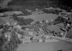 Flygfoto över Saxdalen 1966.