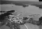 Flygfoto över Sundborns såg 1935-1937.