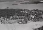 Flygfoto över Stjärnsund, år 1950.