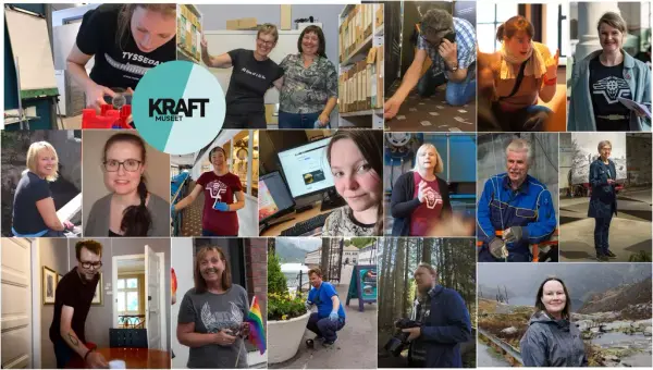 Bilete kor alle dei tilsette kjem fram i kvar sin rubrikk i biletet