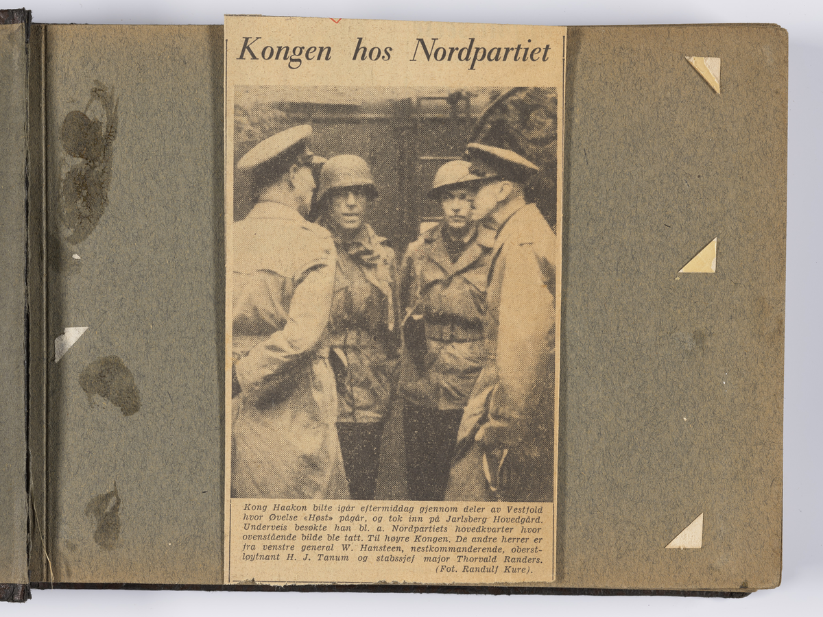 Side i Knut Kristian Brændshøi sitt private fotoalbum