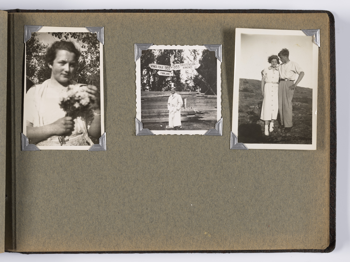 Side i Knut Kristian Brændshøi sitt private fotoalbum