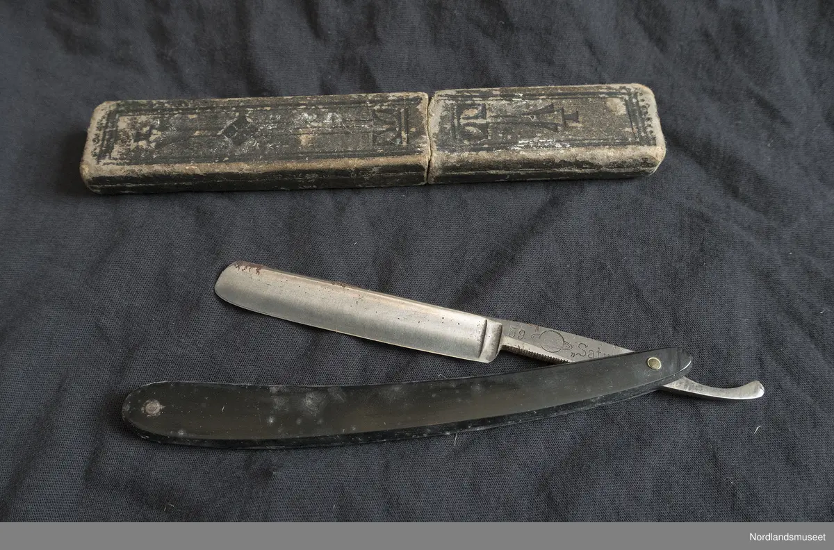 Barberkniv m/etui