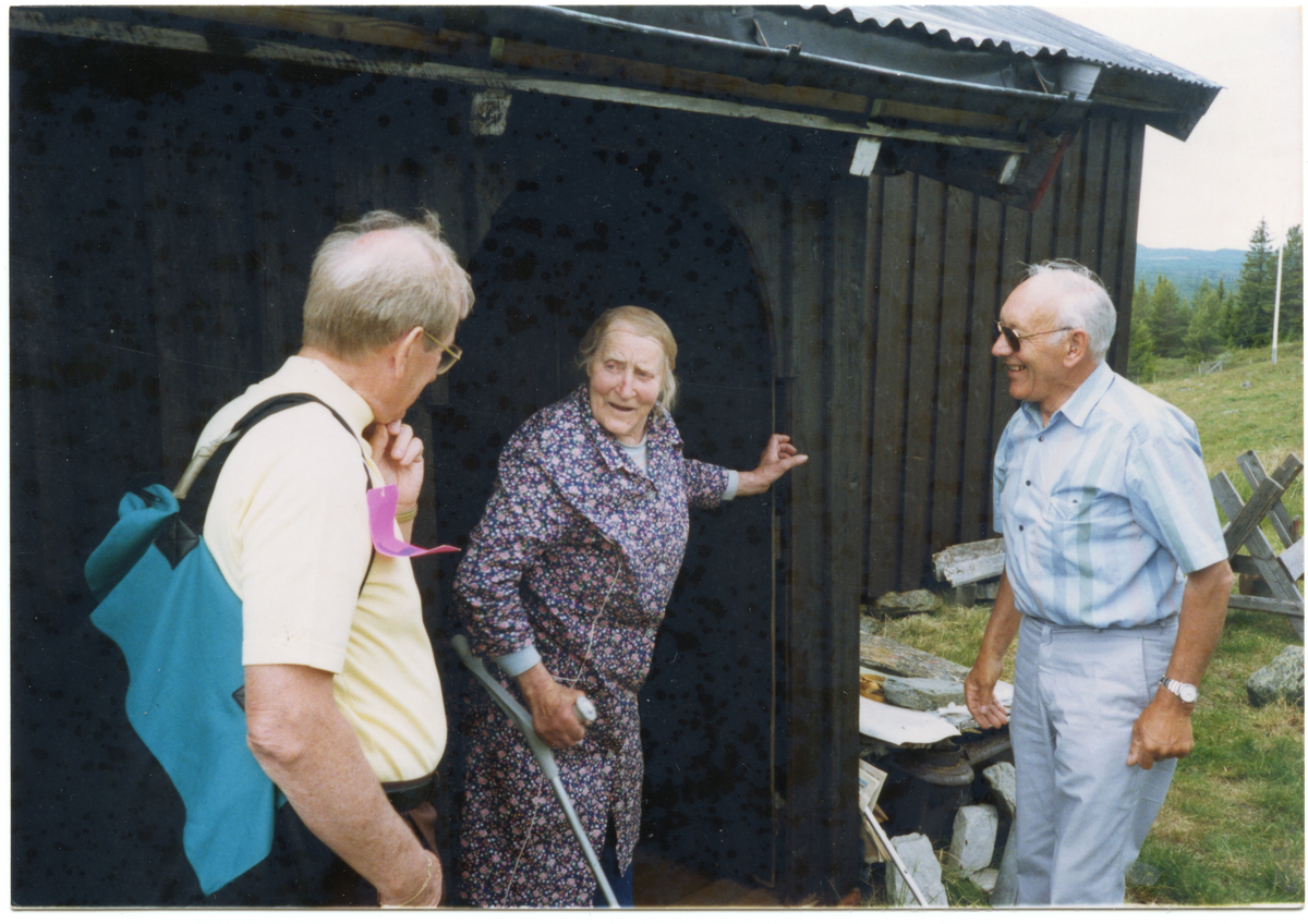 Besøk
Fra v :  Dean Torkildsen, Ingeborg Renslebråten og Jørgen Holm.
