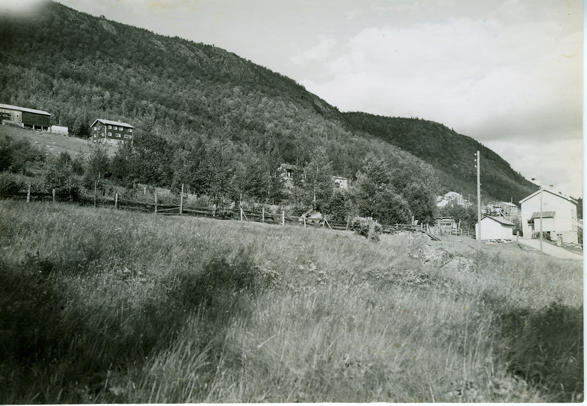 Landskap
Parti fra Tunhovd,  øverst t.v. Myhre, nederst t.h. Haga.
