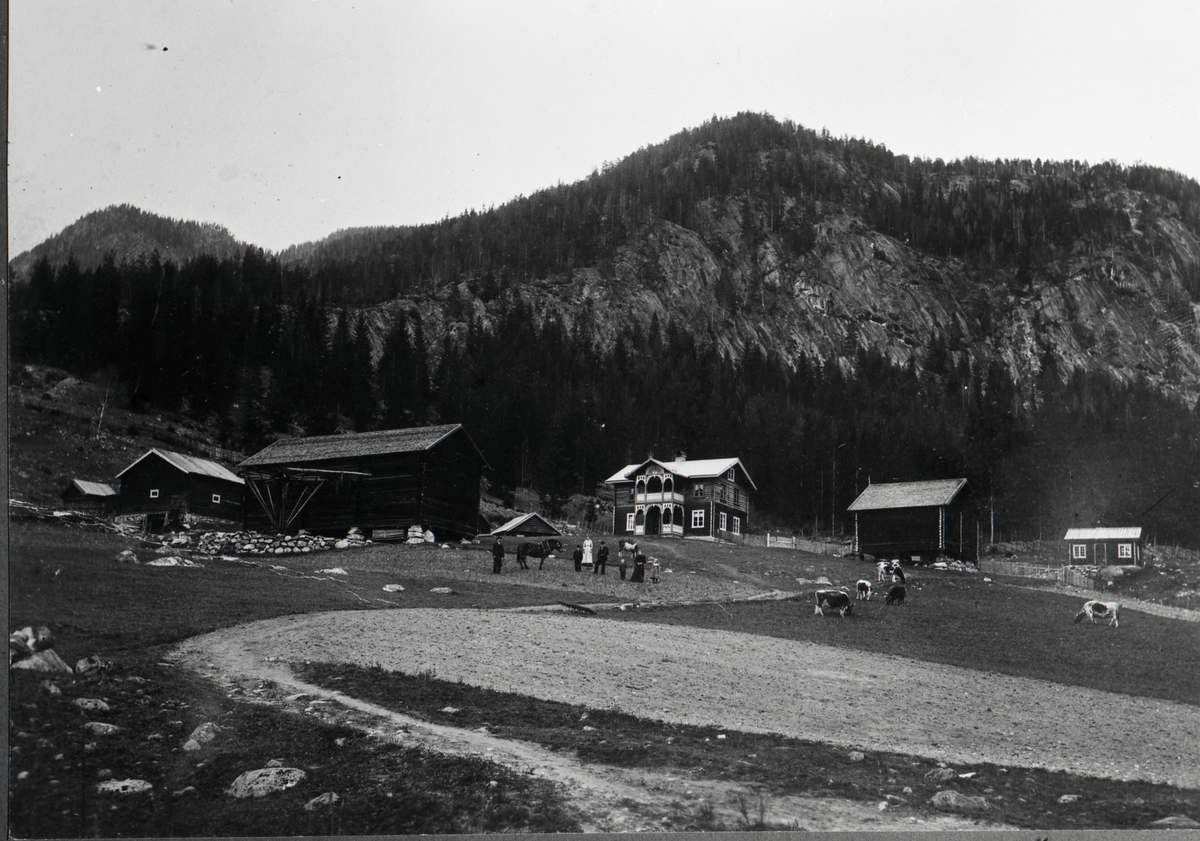 Gardsanlegg. Dette er Torgershus / Berg. (Bergsbråten-Østro)
