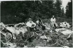 Fra flystyrten på Saupeset