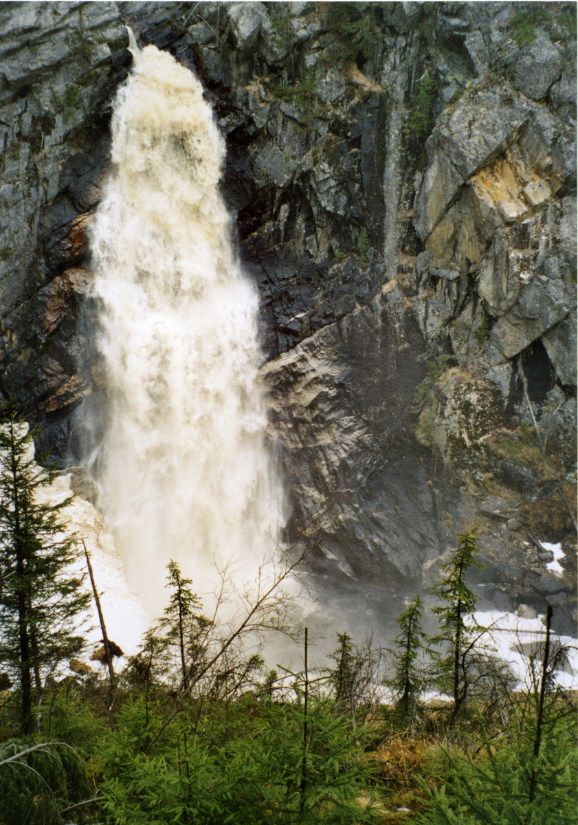 Foss
Åsgardfossen, ligger mellom Sevre og Børtnesødegårdene, i Sevreåne.
