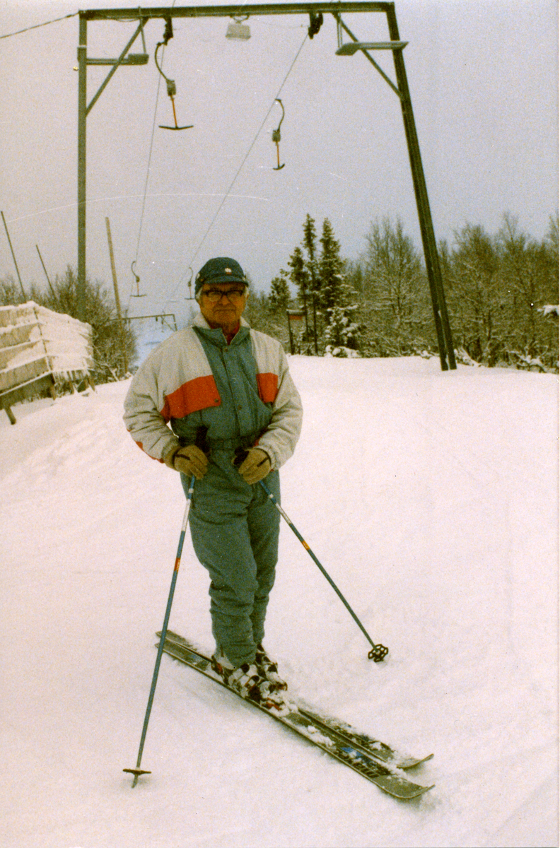 Olaf Rodegard. På ski på Ranten
