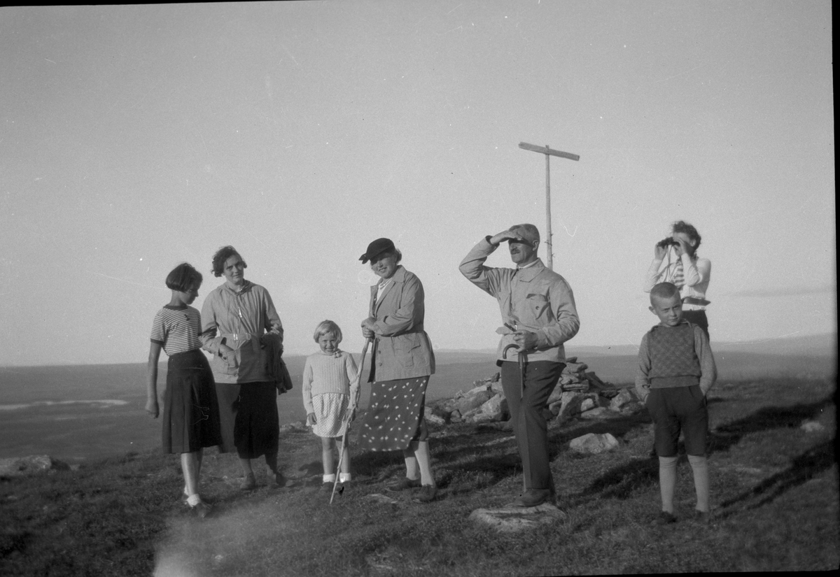 Gruppe på fjelltur
