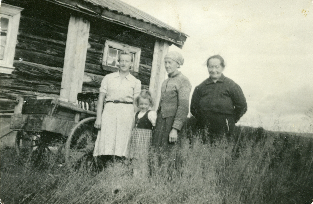 Stølsliv
Fra Bruset. Fra v Bolette Lislegård, Hedvig Hanserud, Guri Hjallen og Birgit Espeset.
