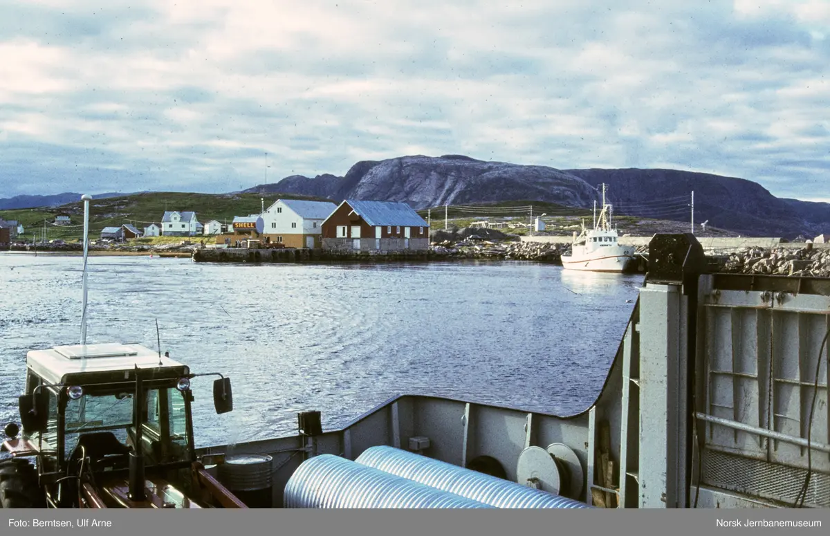Ombord i M/S Folla ved Sætervika i Flatanger kommune