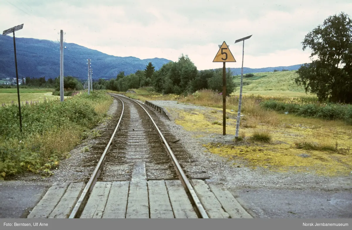 Ved Dun holdeplass på Namsosbanen