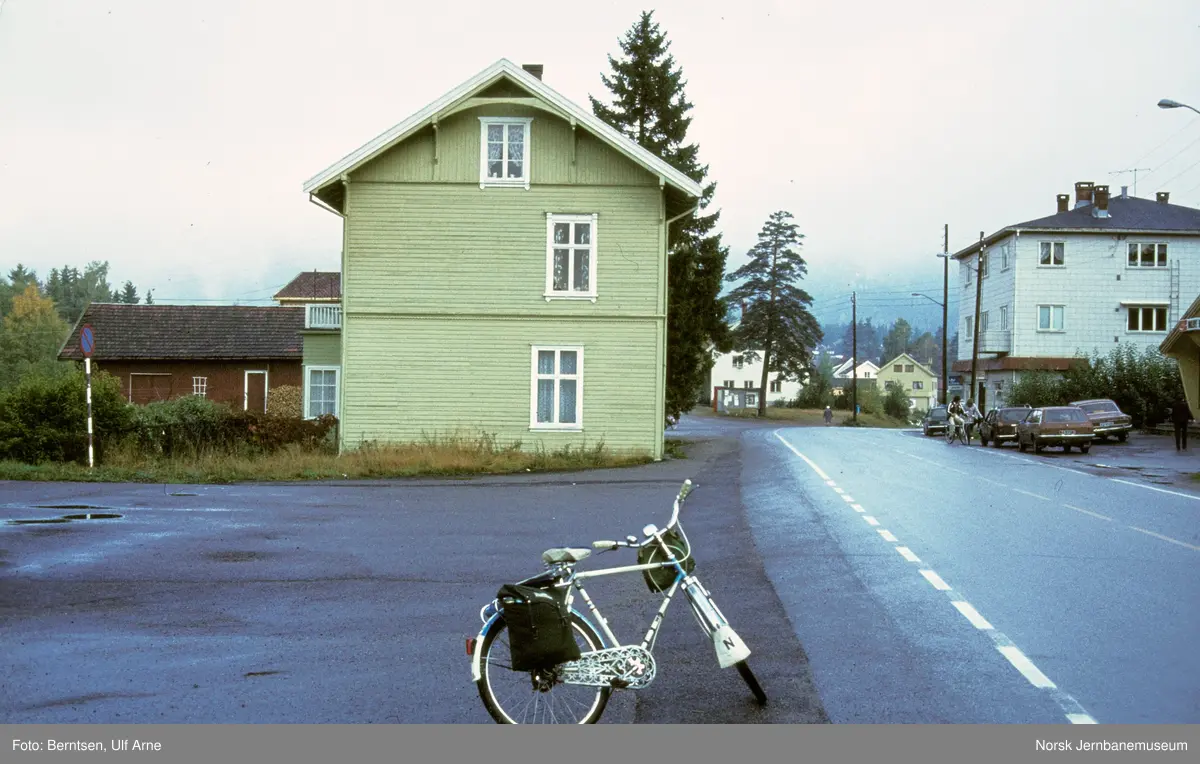 Hvittingfoss stasjonsbygning på nedlagte Holmestrand-Vittingfossbanen