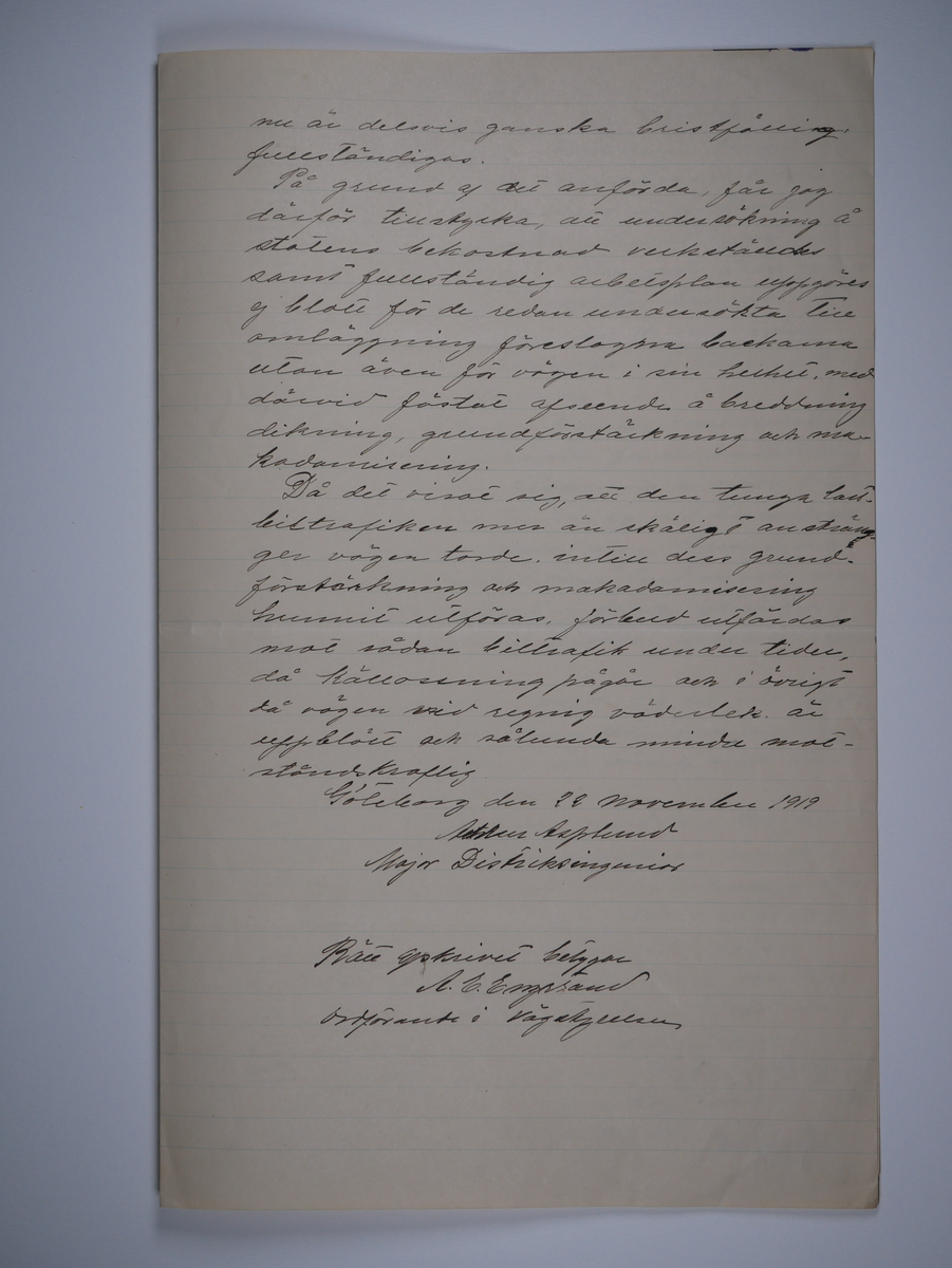 Alingsås Bomullsväveri AB

Blandade handlingar, dokument och protokollsavskrifter rörande ABV.
1898 - 1918.
Rör bland annat vattenledning, gas och elektricitet samt belysning i fabriken.

Handskrivna handlingar.

Gåva 1983-05 av Almedahls AB