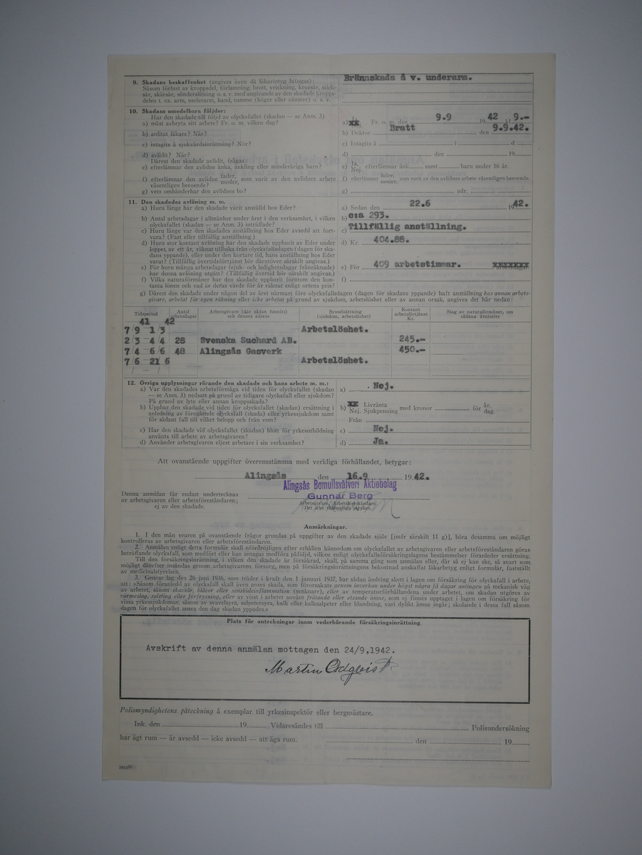 Alingsås Bomullsväveri AB

Bunt olycksfallsrapporter, 1938 -1943.

Gåva 1983-05 av Almedahls AB