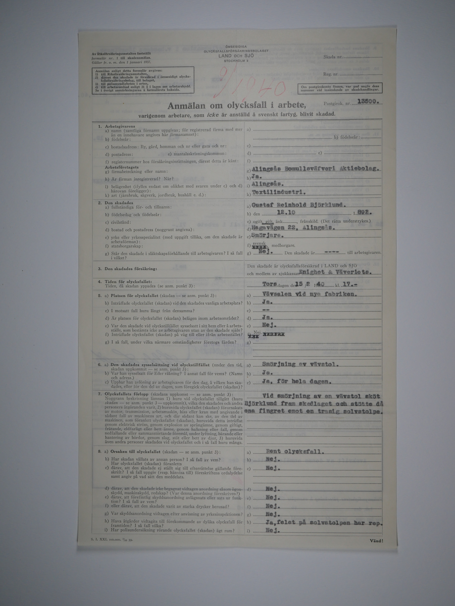 Alingsås Bomullsväveri AB

Bunt olycksfallsrapporter, 1938 -1943.

Gåva 1983-05 av Almedahls AB
