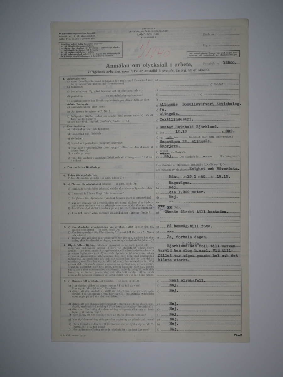 Alingsås Bomullsväveri AB

Bunt olycksfallsrapporter, 1938 -1943.

Gåva 1983-05 av Almedahls AB