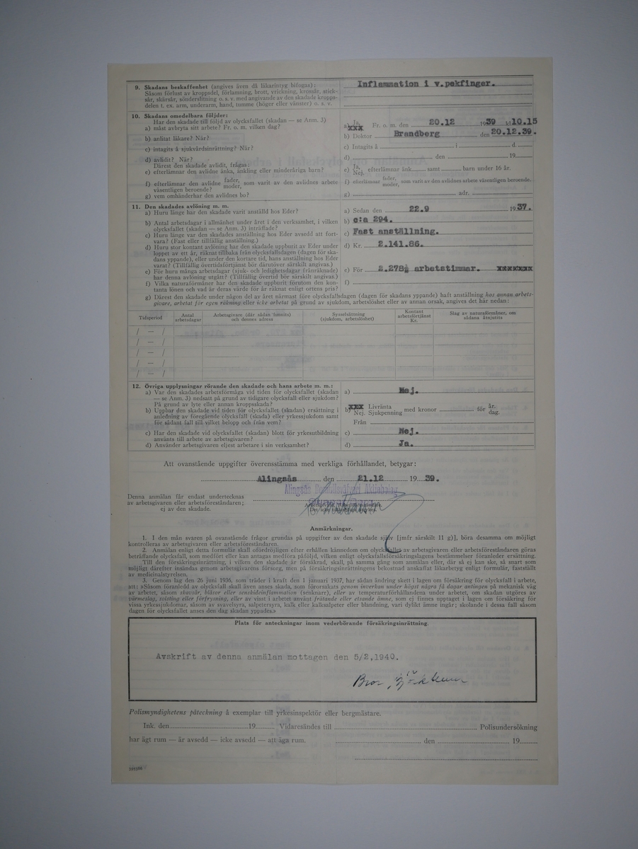 Alingsås Bomullsväveri AB

Bunt olycksfallsrapporter, 1938 -1943.

Gåva 1983-05 av Almedahls AB