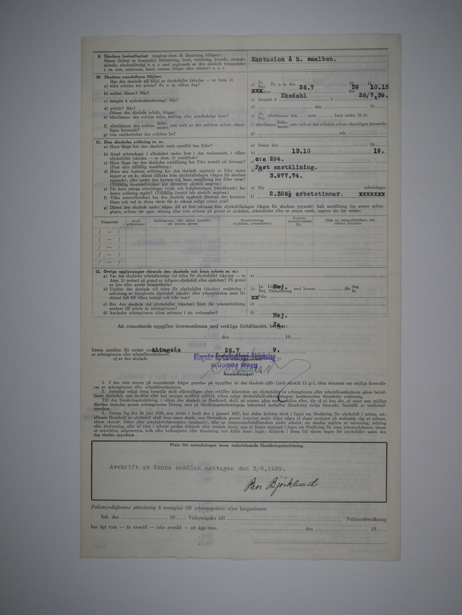 Alingsås Bomullsväveri AB

Bunt olycksfallsrapporter, 1938 -1943.

Gåva 1983-05 av Almedahls AB