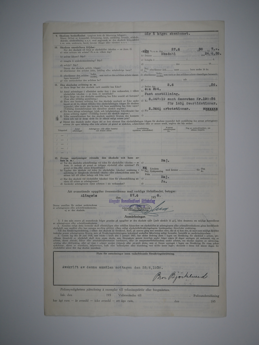 Alingsås Bomullsväveri AB

Bunt olycksfallsrapporter, 1938 -1943.

Gåva 1983-05 av Almedahls AB