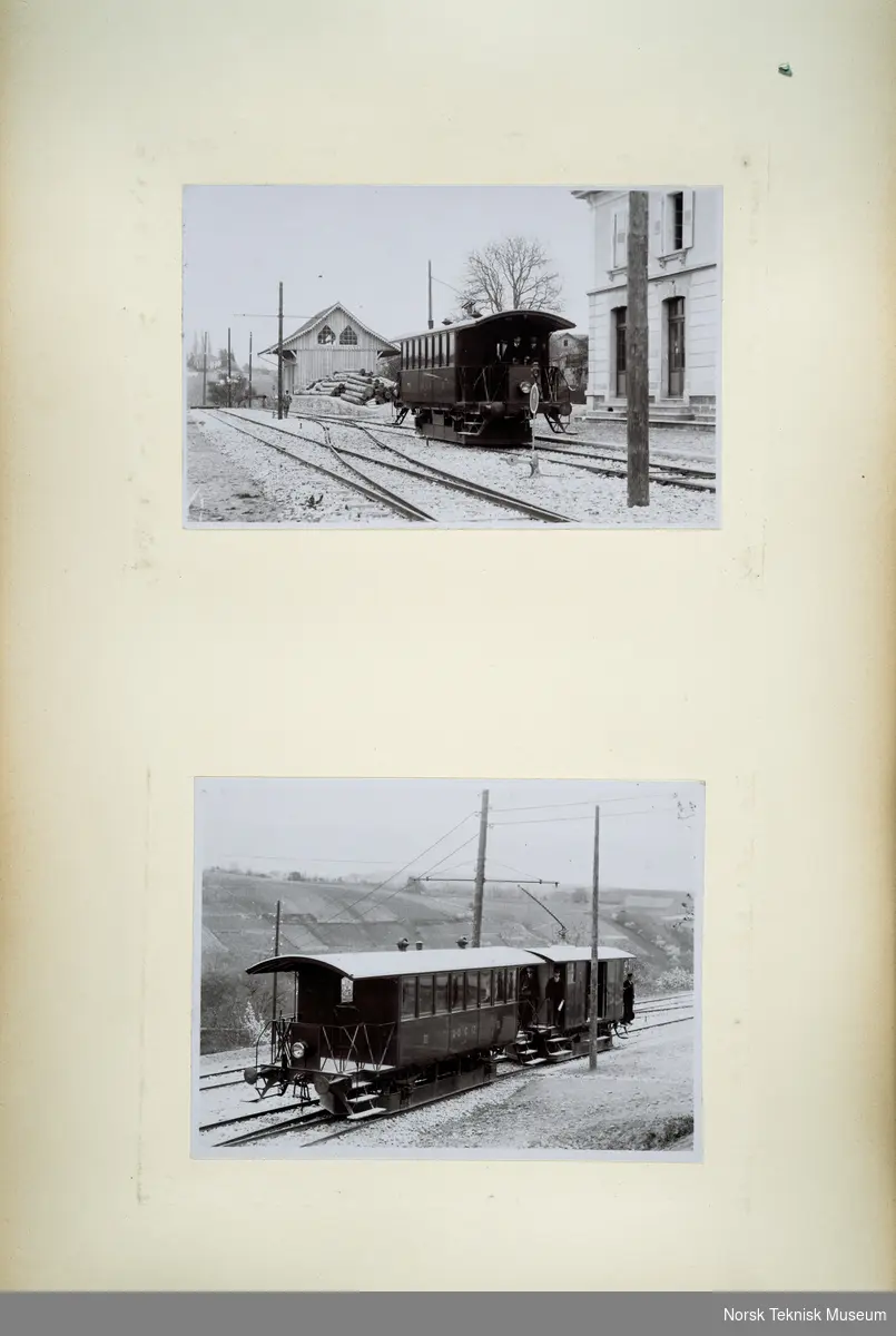 Fotoalbum med fotografier fra maskiner og anlegg knyttet til Companie de l'Industrie Electrique Geneve