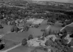 Flygfoto över Tällberg, Leksand 1956.