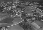 Flygfoto över Söderås, Rättvik 1960.