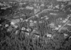 Flygfoto över Vansbro 1960.