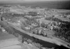 Flygfoto över Venjan, Mora 1962.