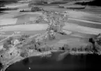 Flygfoto över Vika  Strand, Falun 1962.