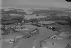 Flygfoto över Torsång, Borlänge 1935-1937