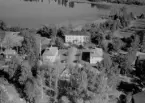 Flygfoto över Vassbo, Falun 1967.