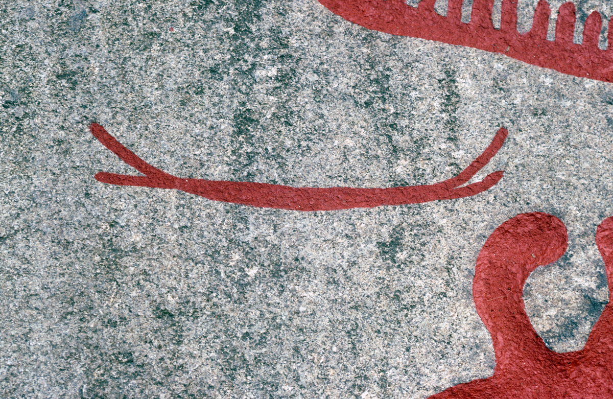 Hällristning Aspeberget. Tanum 12:1. L1968:7148