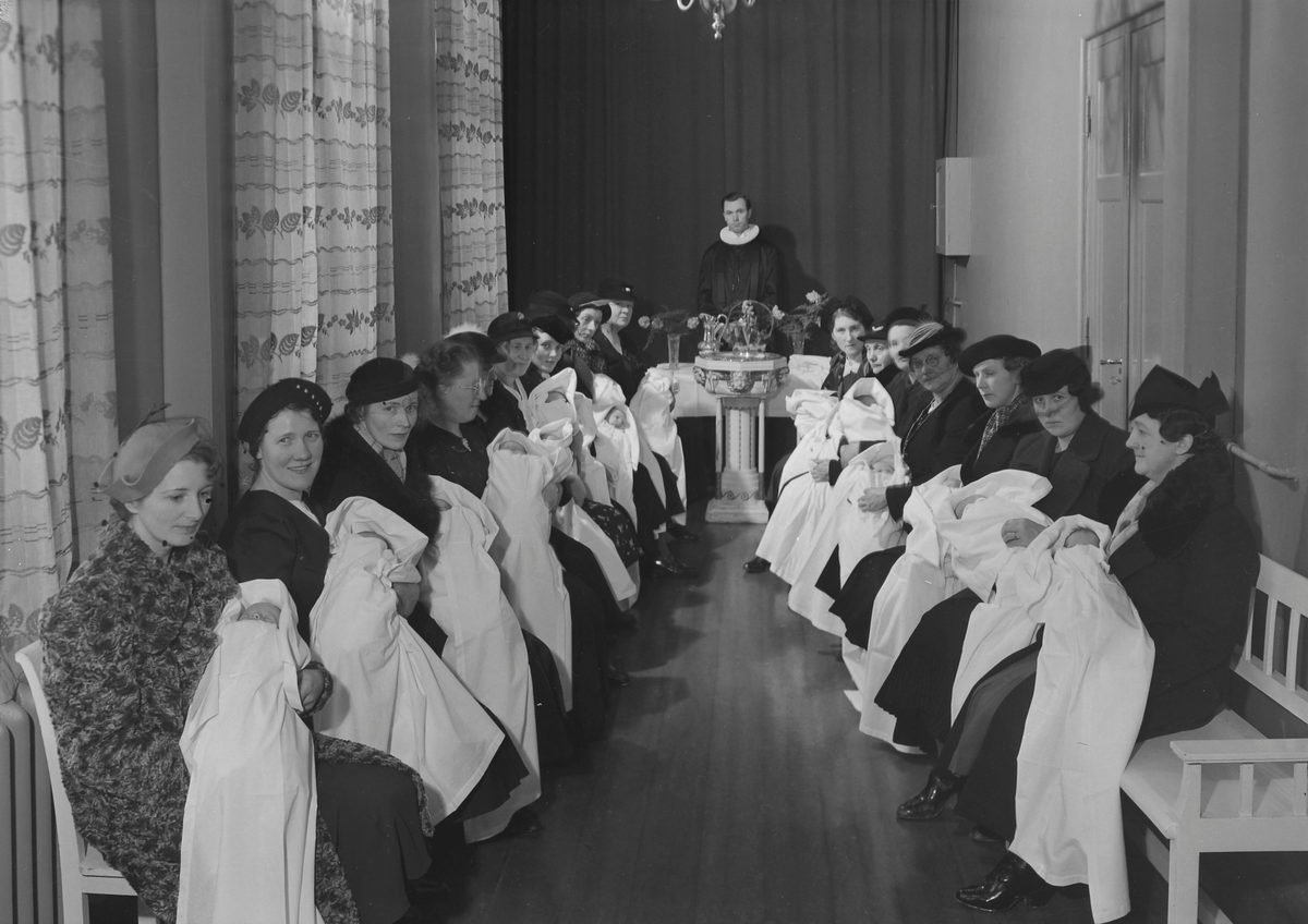 Barnedåp på E. C. Dahls stiftelse