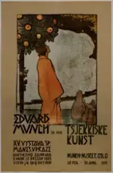 Edward Munch og den tsjekkiske kunst [Utstillingsplakat]